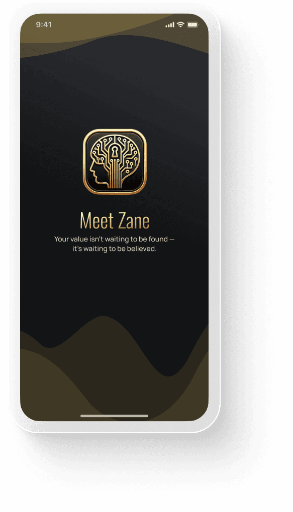 Zane app screen